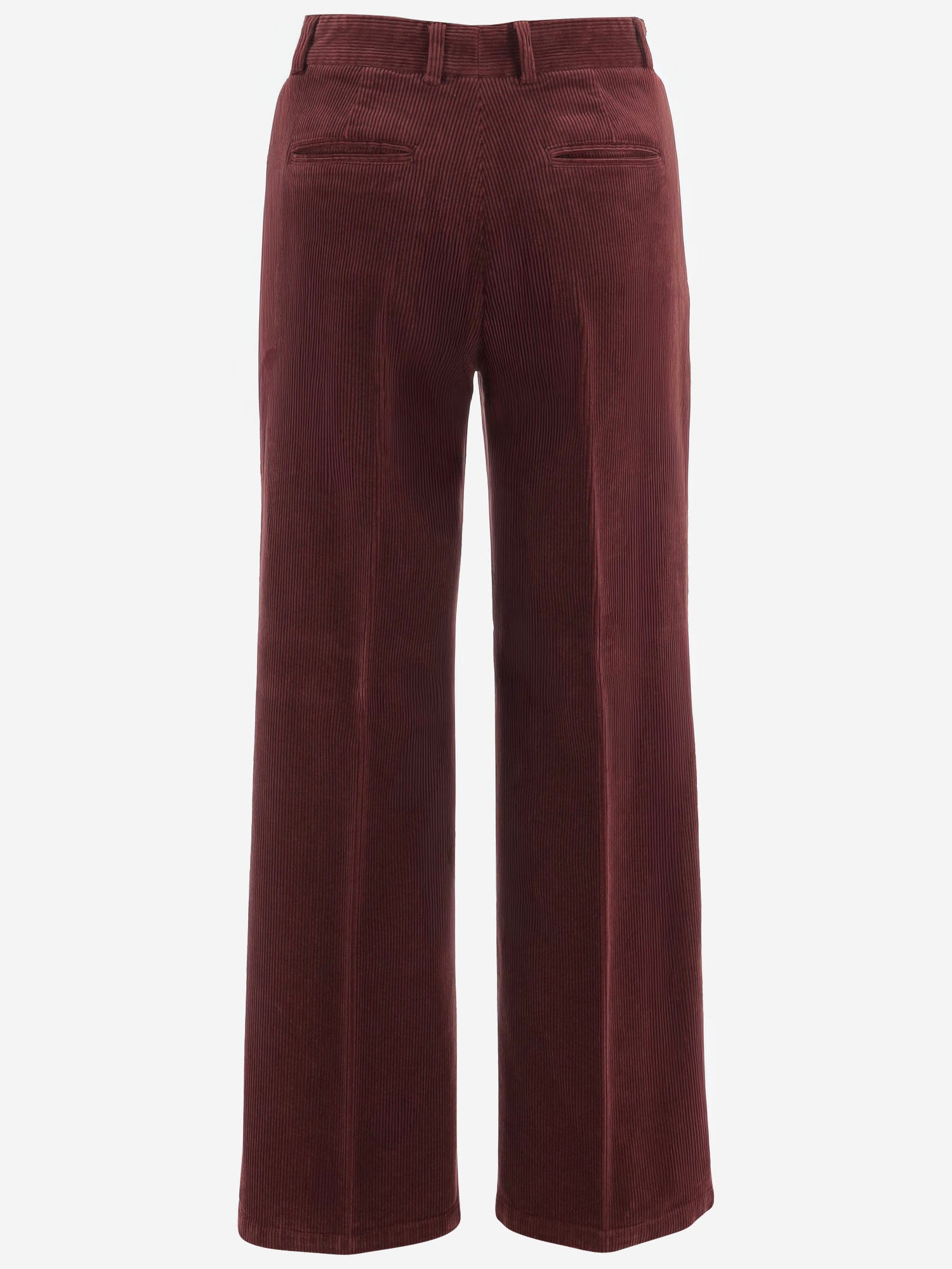 PANTALONI IN VELLUTO A COSTE A GAMBA AMPIA TEODORA 30 QL2 