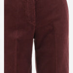 PANTALONI IN VELLUTO A COSTE A GAMBA AMPIA TEODORA 30 QL2 