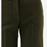 PANTALONI IN VELLUTO DI COTONE STRETCH TEODORA 62 QL2 