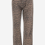 JEANS IN COTONE CON MOTIVO ANIMALIER 18703WMRBLCP LEOPARDO RE/DONE 