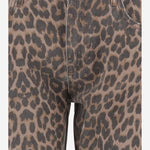 JEANS IN COTONE CON MOTIVO ANIMALIER 18703WMRBLCP LEOPARDO RE/DONE 