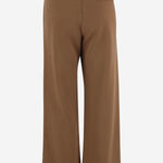 PANTALONI IN MISTO COTONE CON LOGO SMMBALI 003 S MAX MARA 