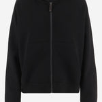 FELPA CON ZIP E CAPPUCCIO IN MISTO COTONE SMMMAREA 005 S MAX MARA 