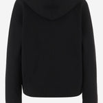 FELPA CON ZIP E CAPPUCCIO IN MISTO COTONE SMMMAREA 005 S MAX MARA 