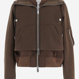 FELPA IN MISTO COTONE CON DETTAGLI MULTISTRATO 08681 601 SACAI 