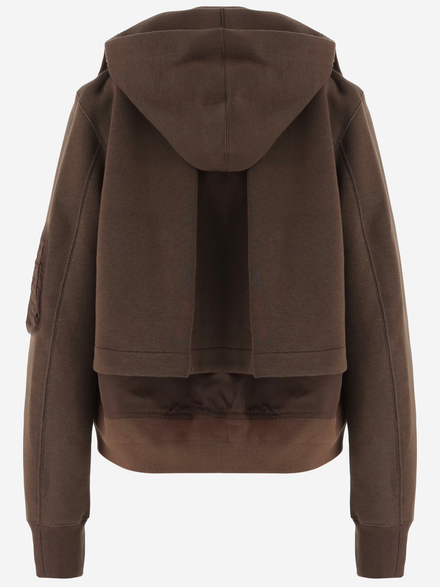 FELPA IN MISTO COTONE CON DETTAGLI MULTISTRATO 08681 601 SACAI 