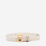 CINTURA IN PELLE CON LOGO 554465 BOO0W9207 SAINT LAURENT 