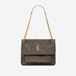 BORSA NIKI MEDIA IN PELLE VINTAGE 633184 0EN073212 SAINT LAURENT 