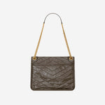 BORSA NIKI MEDIA IN PELLE VINTAGE 633184 0EN073212 SAINT LAURENT 
