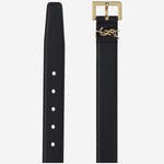 CINTURA IN PELLE CON LOGO 634437 BOO0W1000 SAINT LAURENT 