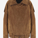 GIACCA OVERSIZE IN PELLE CROSTA VINTAGE 798780 YC2AY2104 SAINT LAURENT 