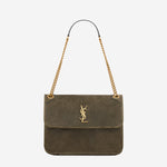 BORSA NIKI TRIPOUCH IN SUEDE 812943 1U8073212 SAINT LAURENT 