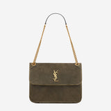 BORSA NIKI TRIPOUCH IN SUEDE 812943 1U8073212 SAINT LAURENT 