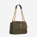 BORSA NIKI TRIPOUCH IN SUEDE 812943 1U8073212 SAINT LAURENT 