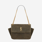 BORSA NIKI TRIPOUCH IN SUEDE 812943 1U8073212 SAINT LAURENT 