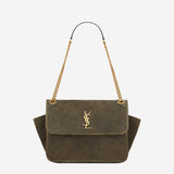 BORSA NIKI TRIPOUCH IN SUEDE 812943 1U8073212 SAINT LAURENT 