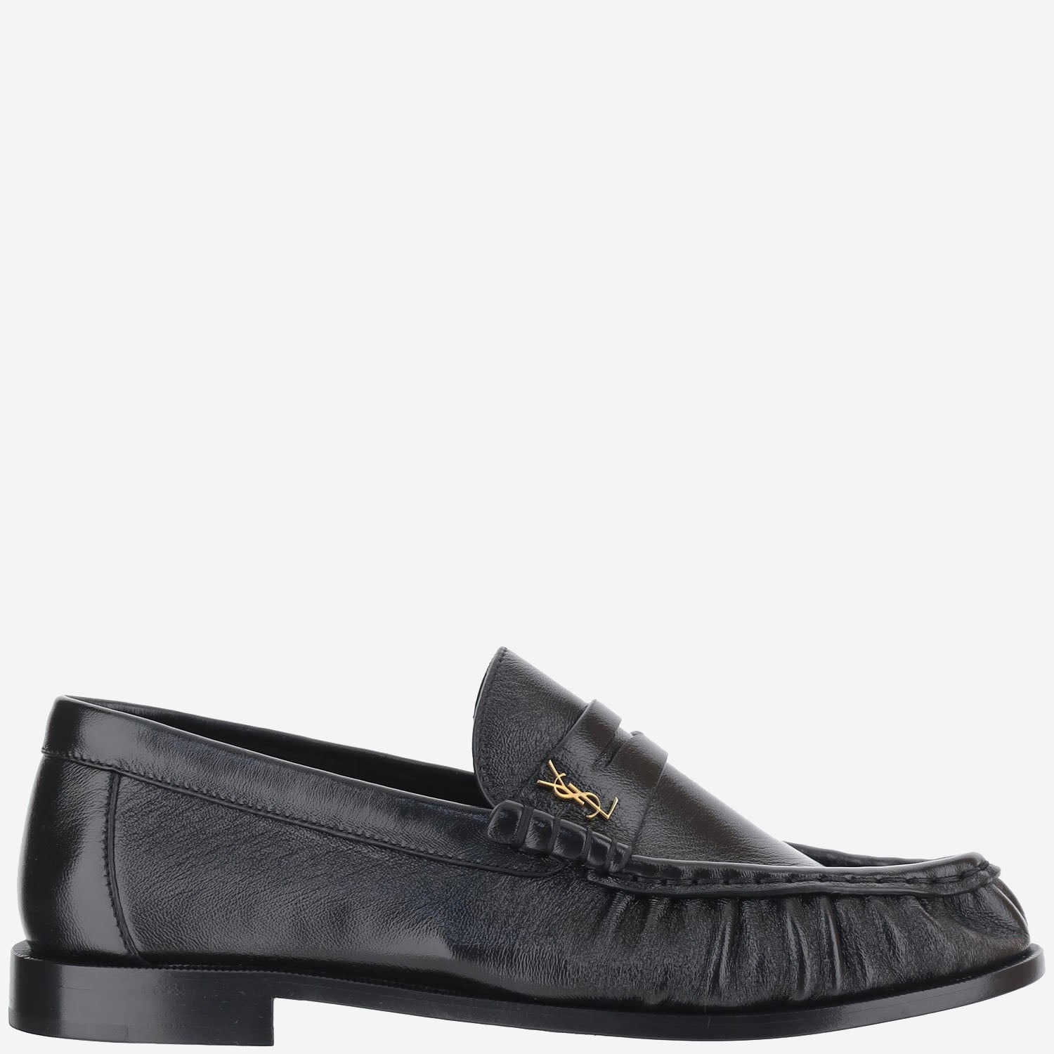 MOCASSINI IN PELLE CON LOGO 818908 AA00K1000 SAINT LAURENT 