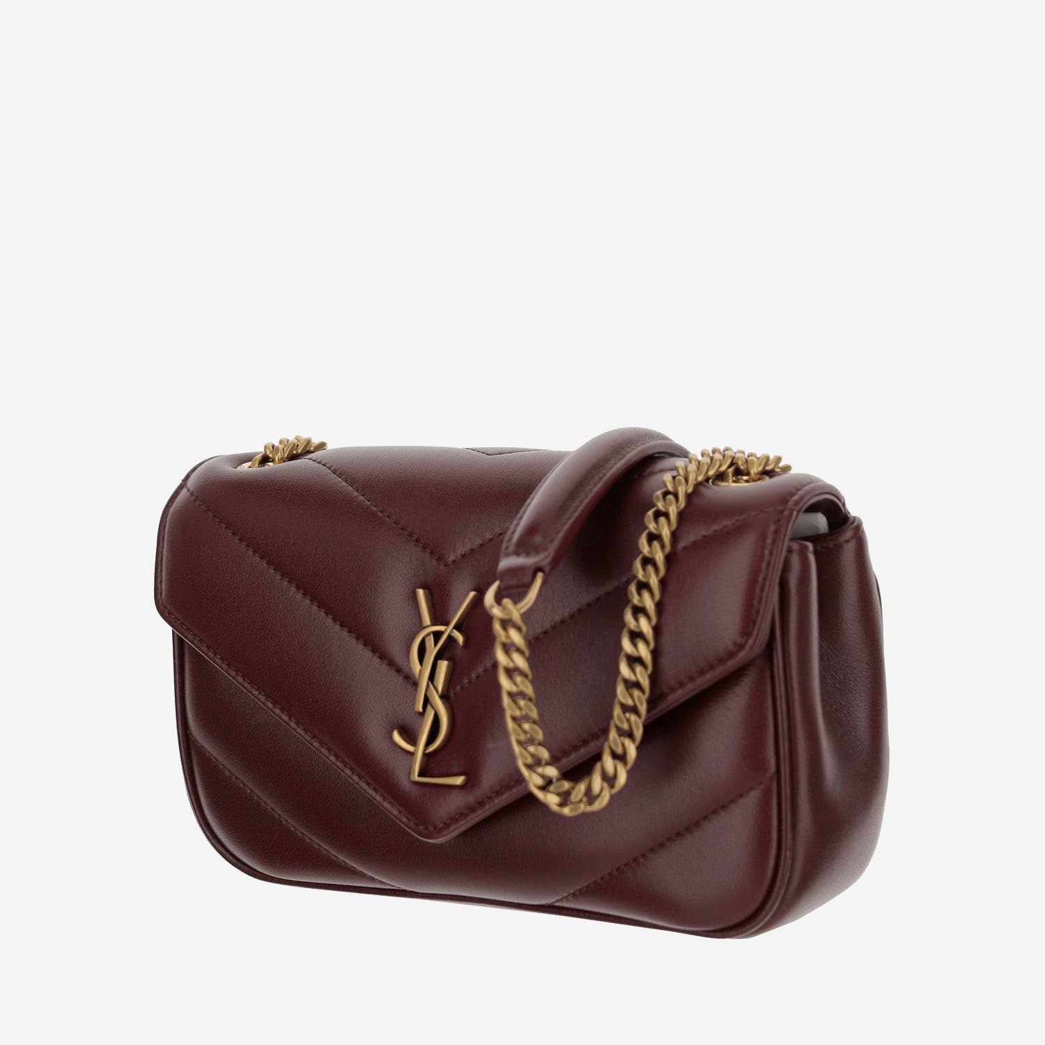 BORSA LOULOU MINI IN PELLE 821749 AAEAX6197 SAINT LAURENT 
