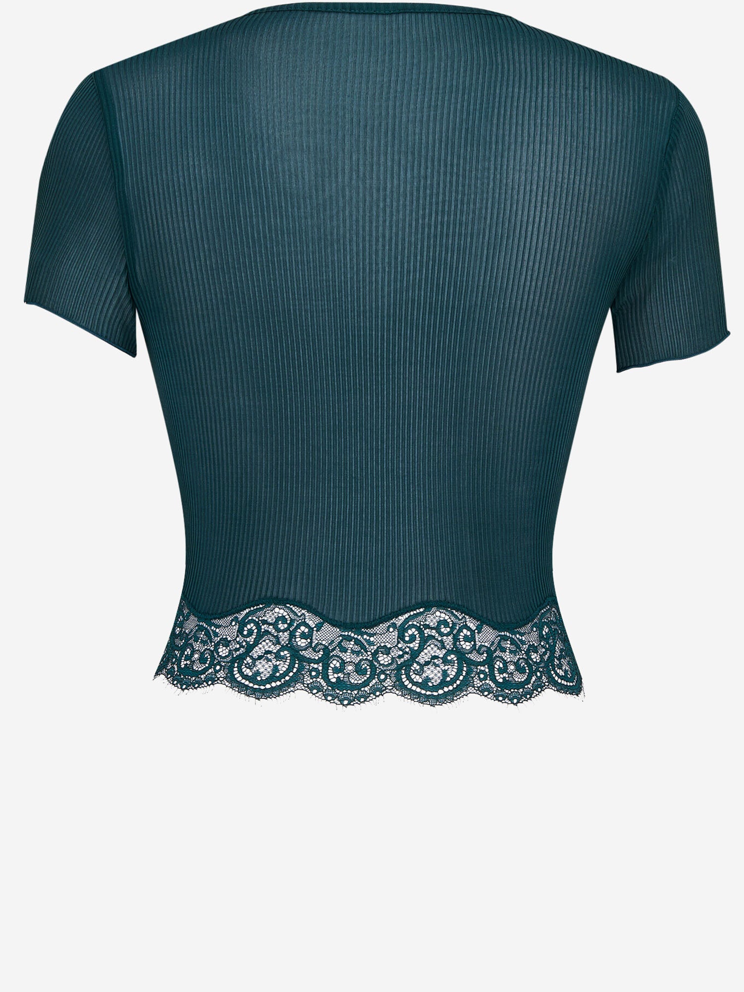 T-SHIRT IN SETA SEMI-TRASPARENTE 841965 Y37SM3011 SAINT LAURENT 