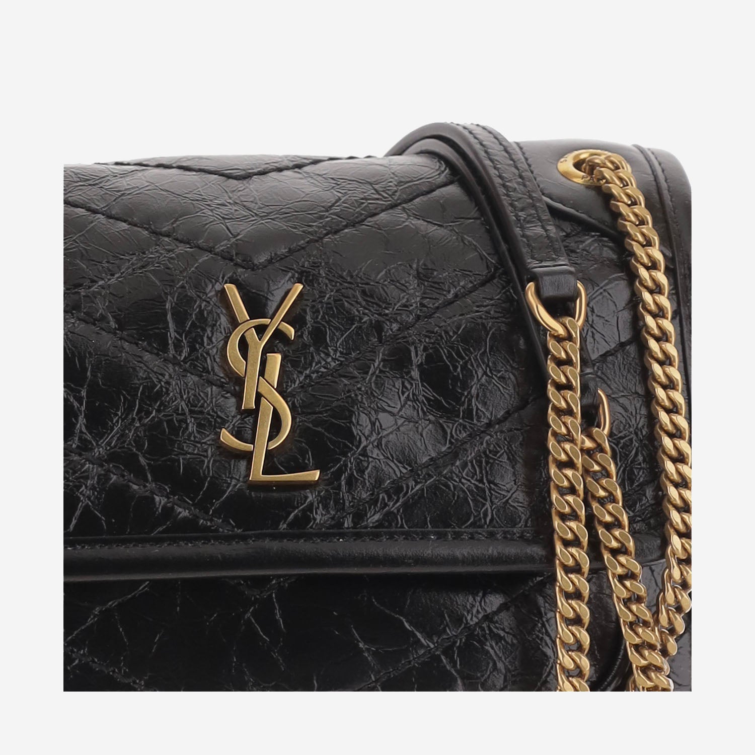 BORSA NIKI MINI IN PELLE 846087 0EN071000 SAINT LAURENT 