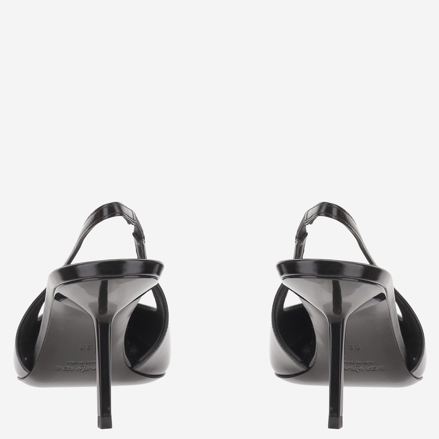 DÉCOLLETÉ BABYLONE BRETEUIL IN PELLE 858966 AAEHI1000 SAINT LAURENT 