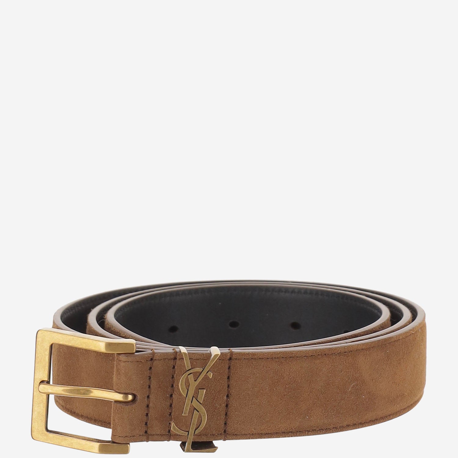CINTURA CASSANDRE VADIM IN SUEDE 864585 AAG6E2916 SAINT LAURENT 