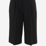 PANTALONI CROPPED IN LANA CON PINCES 866251 Y7B731000 SAINT LAURENT 