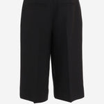 PANTALONI CROPPED IN LANA CON PINCES 866251 Y7B731000 SAINT LAURENT 