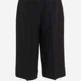 PANTALONI CROPPED IN LANA CON PINCES 866251 Y7B731000 SAINT LAURENT 