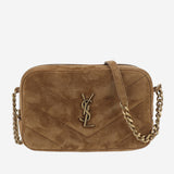 BORSA A TRASCOLLA IN SUEDE CON LOGO 869816 AAEY62916 SAINT LAURENT 