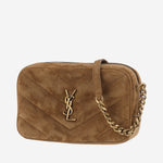 BORSA A TRASCOLLA IN SUEDE CON LOGO 869816 AAEY62916 SAINT LAURENT 