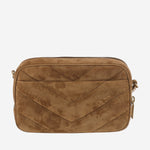 BORSA A TRASCOLLA IN SUEDE CON LOGO 869816 AAEY62916 SAINT LAURENT 