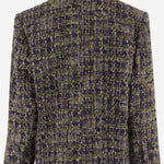 GIACCA MONOPETTO IN MISTO LANA STRETCH 871063 Y3L805917 SAINT LAURENT 