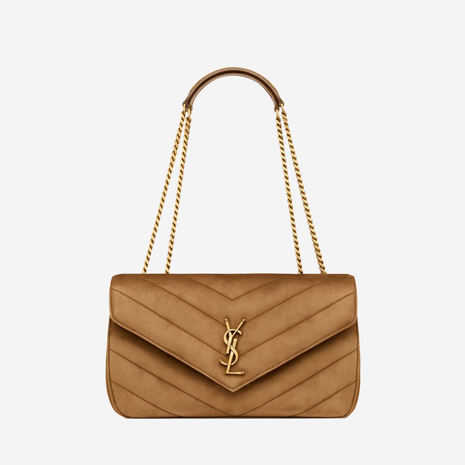 Borsa LOULOU media in suede<BR/><BR/> 871619 AAEY62916 SAINT LAURENT 