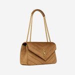 Borsa LOULOU media in suede<BR/><BR/> 871619 AAEY62916 SAINT LAURENT 