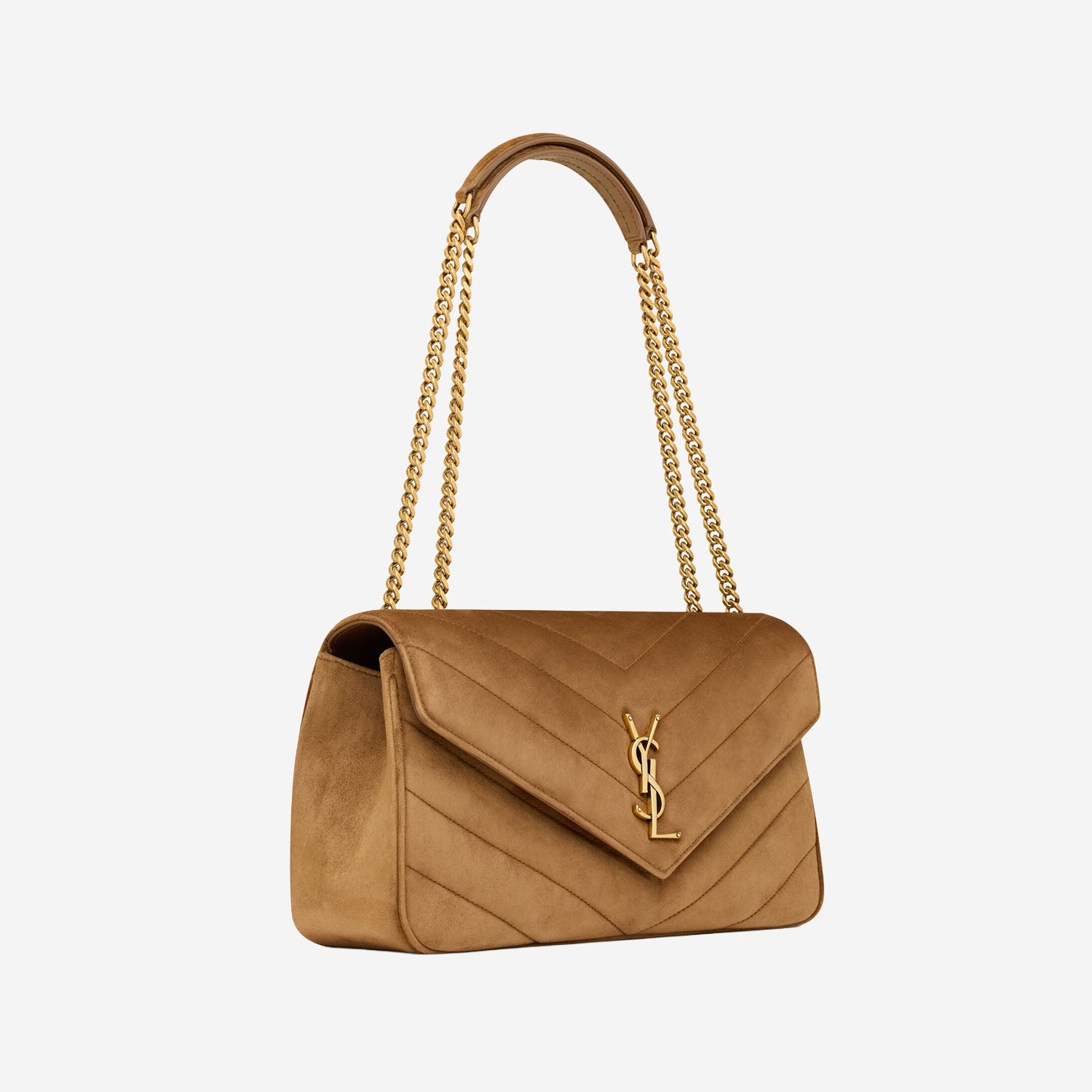 Borsa LOULOU media in suede<BR/><BR/> 871619 AAEY62916 SAINT LAURENT 