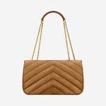Borsa LOULOU media in suede<BR/><BR/> 871619 AAEY62916 SAINT LAURENT 