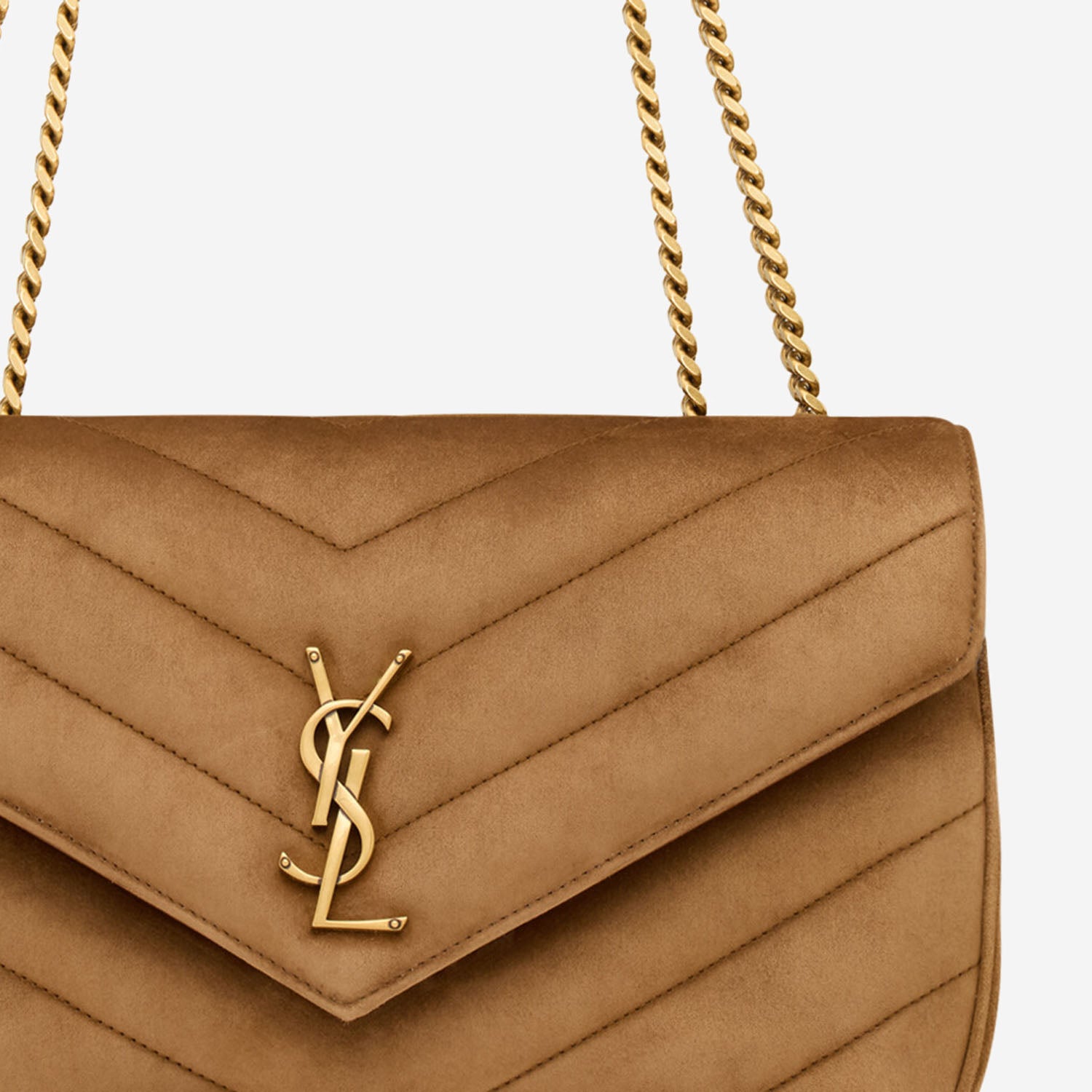 Borsa LOULOU media in suede<BR/><BR/> 871619 AAEY62916 SAINT LAURENT 
