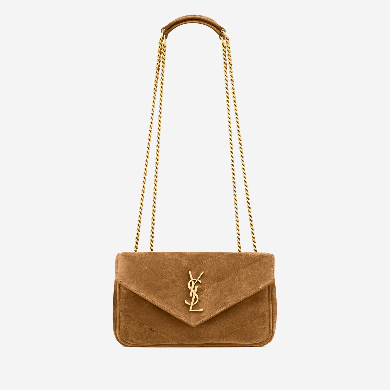 BORSA LOULOU MINI IN PELLE SCAMOSCIATA 871629 1U8272916 SAINT LAURENT 