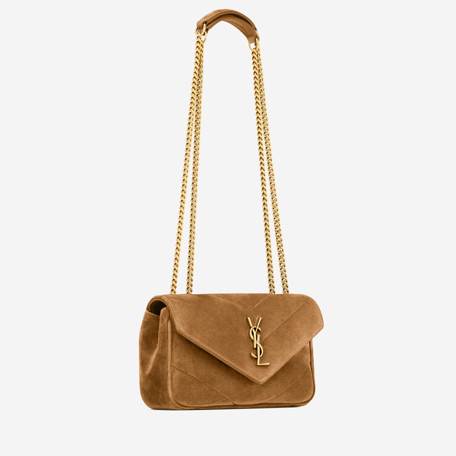 BORSA LOULOU MINI IN PELLE SCAMOSCIATA 871629 1U8272916 SAINT LAURENT 