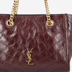 BORSA NIKI IN PELLE VINTAGE CON LOGO 872680 0EN076195 SAINT LAURENT 