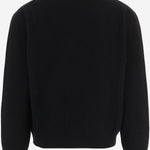 MAGLIA CON CHIUSURA A MEZZA ZIP IN LANA A COSTE 873709 Y77LS1000 SAINT LAURENT 