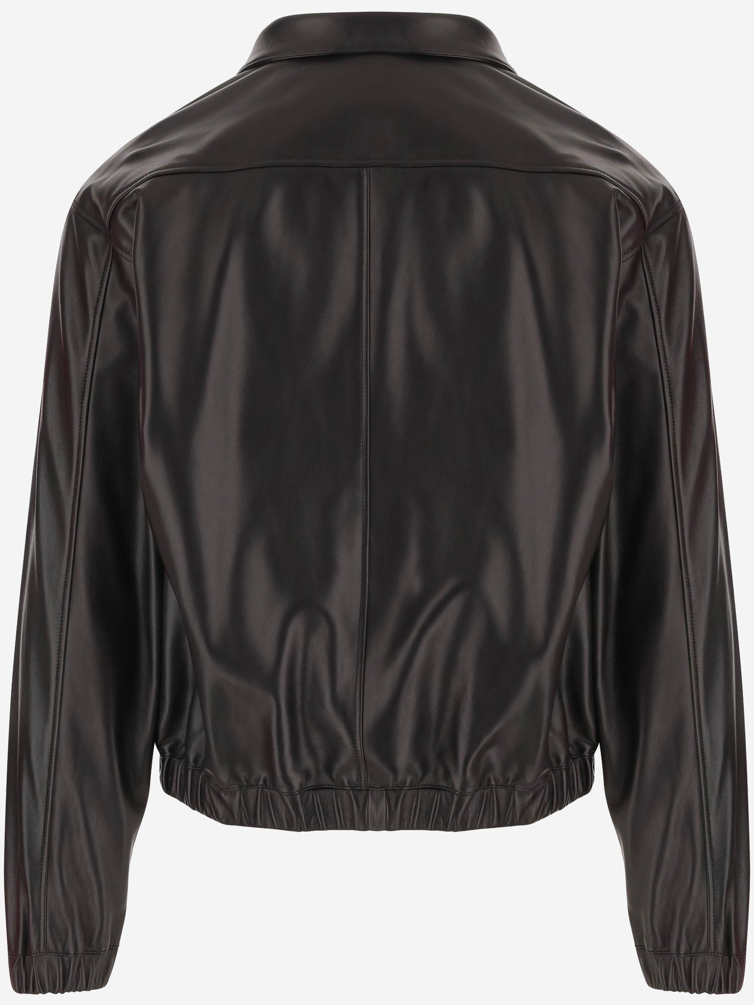 GIACCA CASSANDRE IN PELLE DI AGNELLO A000H9 YCOJ21000 SAINT LAURENT 
