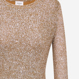 ABITO MINI IN MAGLIA CON PAILLETTE A000SZ Y77NU2019 SAINT LAURENT 
