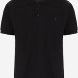 POLO IN COTONE CON LOGO A001BF Y38EK1000 SAINT LAURENT 