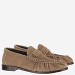MOCASSINI LE LOAFER IN SUEDE A001MM 27DTT9741 SAINT LAURENT 