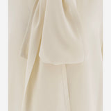 CAMICIA CON COLLO LAVALLIÈRE IN CRÊPE DE CHINE DI SETA A0020O Y100W9601 SAINT LAURENT 