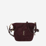 BORSA A TRACOLLA IN SUEDE CON LOGO A002M9 AAGN66766 SAINT LAURENT 