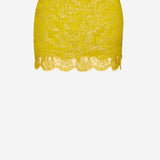 MINIGONNA BAROCCA IN JACQUARD E PIZZO A003GZ Y4L147148 SAINT LAURENT 