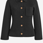 CARDIGAN POLO IN LANA A0044Z Y76TR1000 SAINT LAURENT 